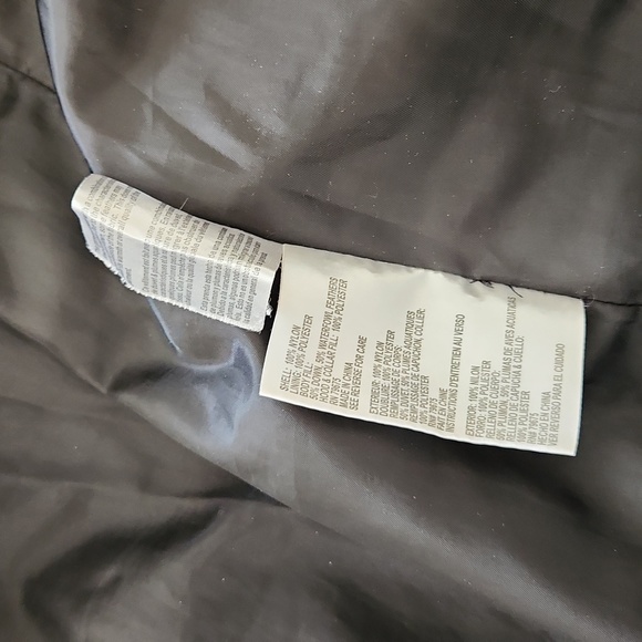 Michael Kors Long Black Winter Coat Large Hooded - Picture 15 of 16